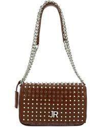 John Richmond - Studded Logo-Plaque Shoulder Bag - Lyst