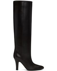 The Row - Pointed-Toe Knee-High Boots - Lyst