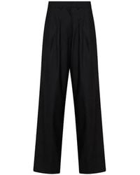 PT Torino - Frankie Pleated Wide-Leg Tailored Trousers - Lyst