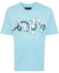 Amiri - T-shirt Met Logoprint - Lyst