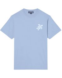 Vilebrequin - Big Turtle Embroidery Light Organic Cotton Jersey T-Shirt With Embroidered Turtle - Lyst