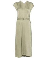 Christian Wijnants - Belted V-Neck Dress - Lyst