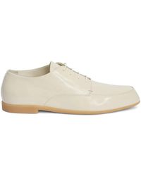 Jil Sander - Scarpe Stringate Con Punta Smussata - Lyst