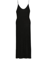 Saint Laurent - Chain-Link-Strap Backless Maxi Dress - Lyst