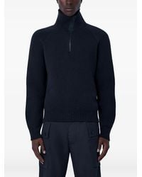 Margaret Howell - High-Neck Quarter-Zip Sweater - Lyst