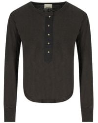 Isabel Marant - Button-Fastening Silk Top - Lyst