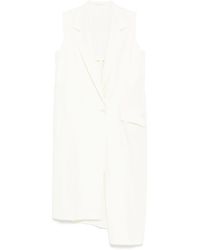 Y's Yohji Yamamoto - Gilet Met Enkele Rij Knopen - Lyst