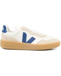 Veja - V90 O.T. Leather Panelled Sneakers - Lyst