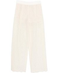 Ermanno Scervino - Scalloped Trousers - Lyst