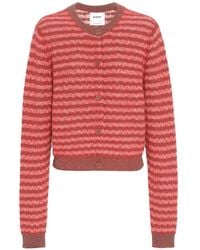 Barrie - Gestreept Vest Met Knoop - Lyst