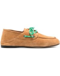 Sandro - Suede Boat Shoes - Lyst