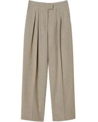 Twinset - Houndstooth-Pattern Palazzo Pants - Lyst