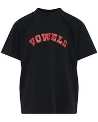 vowels - Cowboy Logo-Print Cotton T-Shirt - Lyst
