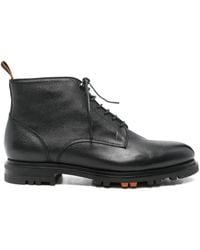 Santoni - Logan Lace-Up Boots - Lyst