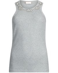 Liu Jo - Rhinestone-Embellished Top - Lyst