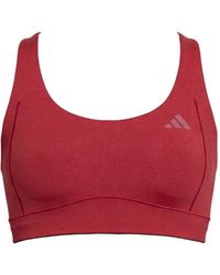 adidas - X Entire Studios Optime Logo-Detail Sports Bra - Lyst