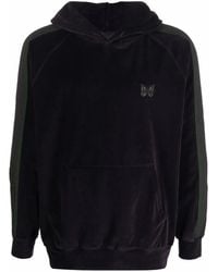 Needles - Logo Embroidered Hoodie - Lyst