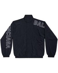 Balenciaga - Logo-print Track Jacket - Lyst