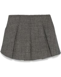 DURAZZI MILANO - Pleated Mini Skirt - Lyst