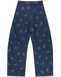 Munthe - Valser Bead-Embellished Jeans - Lyst