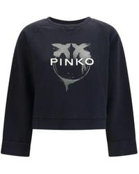 Pinko - Neves Sweatshirt Mit Logo - Lyst