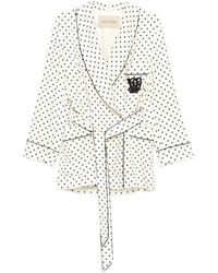 Valentino Garavani - Plusdepois-Print Belted Blazer - Lyst