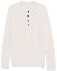 Eleventy - Buttoned Collared Polo Shirt - Lyst