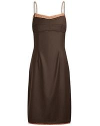 12 STOREEZ - Lace-Trim Spaghetti-Strap Mini Dress - Lyst