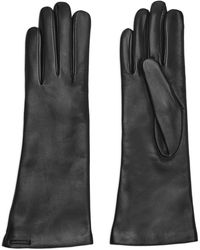 Ferragamo - Long Leather Gloves - Lyst