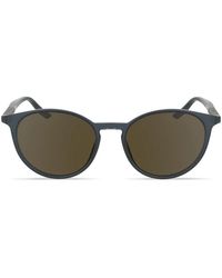 Calvin Klein - Round Frame Sunglasses - Lyst