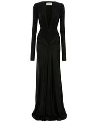 Victoria Beckham - Cut-Out Gathered Gown - Lyst