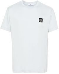 Stone Island - T-Shirt Patch Logo - Lyst