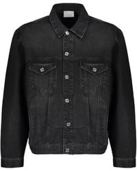 Vetements - Logo-Print Cotton Denim Jacket - Lyst