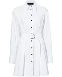 Proenza Schouler - Vestido Camisero De Manga Larga - Lyst