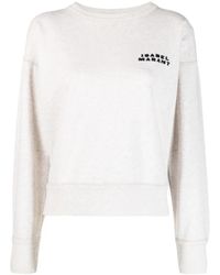 Isabel Marant - Shad Cotton Crewneck Sweatshirt - Lyst