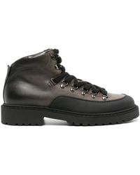 Doucal's - Lace-Up Leather Ankle Boots - Lyst