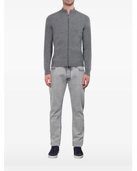 Moorer - Dean Vest Met Rits - Lyst