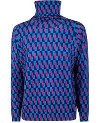 In bed with You - Geometric-Pattern Jumper - Lyst