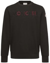 Moncler - Sweat À Logo Brodé - Lyst
