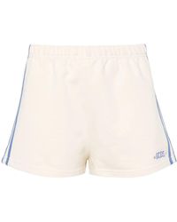 Gcds - Logo-Embroidered Jersey Shorts - Lyst