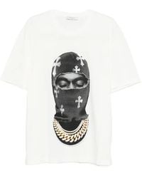 ih nom uh nit - Mask Crosses-Print T-Shirt - Lyst