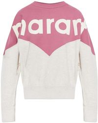 Isabel Marant - Houston Sweatshirt With Color Block Design - Lyst