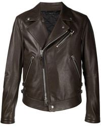 Tom Ford - Calf Leather Biker Jacket - Lyst