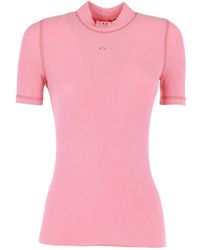 DIESEL - T-Mokky-Microdiv Ribbed T-Shirt - Lyst