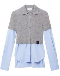 Stella McCartney - Layered-Effect Cardigan - Lyst