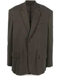 Balenciaga - バレンシアガ オーバーサイズ シングルジャケット - Lyst