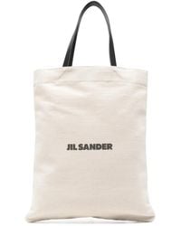 Jil Sander - Medium Logo Tote Bag - Lyst