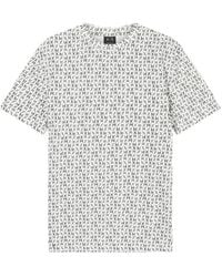 ARMANI EXCHANGE - Logo-Print Cotton T-Shirt - Lyst