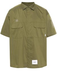 WTAPS - Camicia Ladder Coolmax Con Applicazione - Lyst