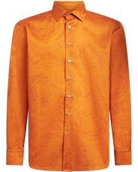 Etro - Hemd Mit Paisley-Print - Lyst